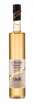 Marille "Frucht+" mit 35%vol. - Marillen Brand mit Marillensaft verfeinert aus der Spezialitäten-Brennerei & Whisky Destillerie Liebl