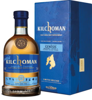 Kilchoman Genesis - Harvest Stage 4 - 75 % Bourbon Cask, 20 % Cognac Cask und 5 % Sherry Cask mit 49,1% aus der Kilchoman Distillery