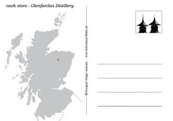 cask store - Glenfarclas Distillery - Postkarte
