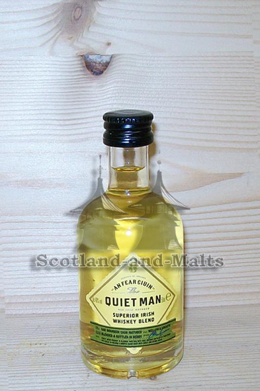 Quiet Man Superior Irish Whiskey Blend mit 40% - Miniatur