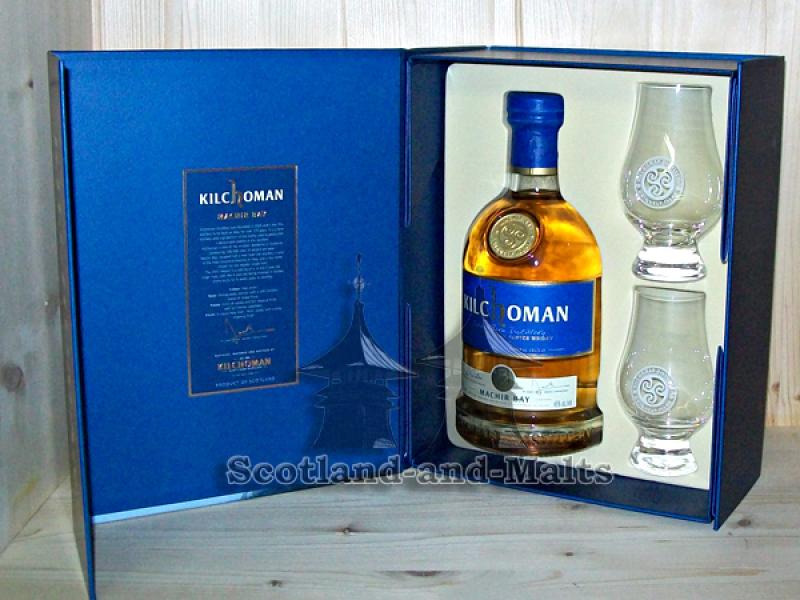 Kilchoman Machir Bay - Geschenkbox mit 2 Whisky Gläser