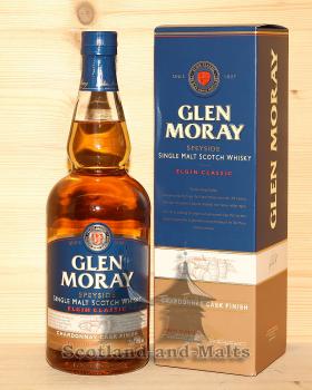 Glen Moray Chardonnay Cask Finish - Speyside single Malt scotch Whisky mit 40,0%