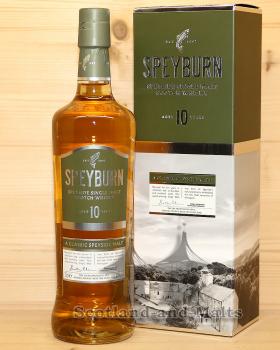 Speyburn 10 Jahre - Speyside single Malt scotch Whisky mit 40,0%