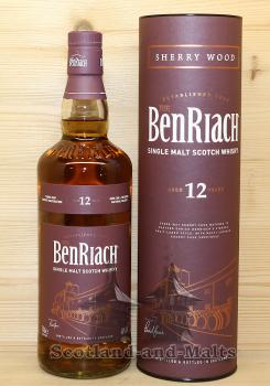 Benriach 12 Jahre Sherry Wood mit 46,0% - Single Malt scotch Whisky / Sample ab