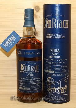 Benriach Peated 2006 - 13 Jahre Oloroso Sherry Cask No. 581 mit 57,1% / Sample ab