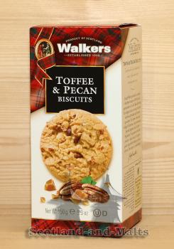 Toffee and Pecan Biscuits 150g / Walkers Kekse