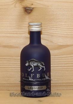 Wolfburn Langskip 5 Jahre First Fill Bourbon Casks mit 58,0% Miniatur - single Malt scotch Whisky - Wolfburn Distillery