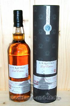 Highland Park 1990 - 22 Jahre Sherry Butt No. 577 mit 58,1% single Malt scotch Whisky von A.D. Rattray