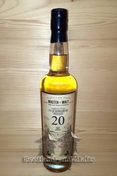 Auchroisk 1994 - 20 Jahre refill Bourbon Hogshead mit 50,1% - Master of Malt Single Cask Bottlings