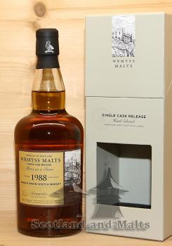 Invergordon 1988 Turns on a Daim 31 Jahre Sherry Butt mit 53,7% von Wemyss Malts - single Grain scotch Whisky