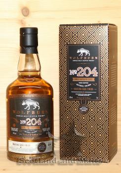 WOLFBURN Batch 204 Limited Release Madeira Cask Finish - single Malt scotch Whisky - Wolfburn Distillery
