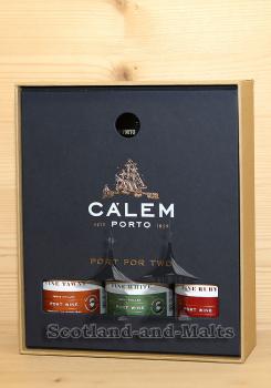 Preview: Porto Calem Port for Two mit 3 Portweinflaschen je 200 ml im Geschenkkarton - Portwein aus Portugal