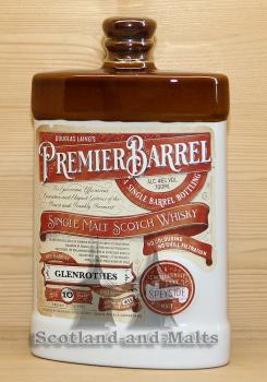 Glenrothes 10 Jahre single Malt scotch Whisky mit 46,0% Premier Barrel von Douglas Laing