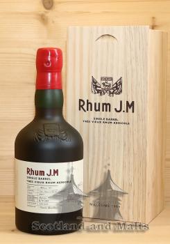 Millésime 1999 Rhum J.M Single Barrel Très Vieux Rhum Agricole Ex-Bourbon Cask No. 180011 mit 42,1% - Rum aus Martinique