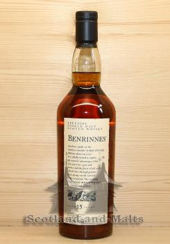 Benrinnes 15 Jahre Single Malt Scotch Whisky mit 43,0% Flora and Fauna Serie