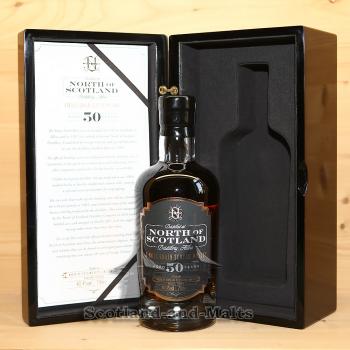 North of Scotland 50 Jahre mit 40,4% Single Grain Scotch Whisky von Elixir Distillers London