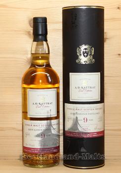 Glen Garioch 2011 - 9 Jahre Bourbon Hogshead No. 2298 + Cask Islay Sherry Cask Finish No. 353115 mit 57,0% single Malt scotch Whisky von A.D.Rattray