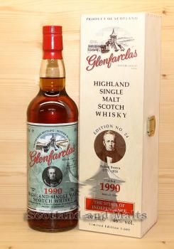 Glenfarclas 1990 - 2020 Robert Brown 30 Jahre Sherry Casks mit 46,0% Highland Single Malt Scotch Whisky