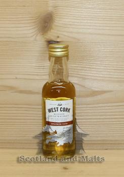 West Cork Irish Whiskey Blend mit 40% - Miniatur