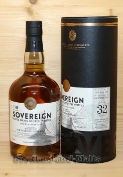 North British 1988 - 32 Jahre Refill Hogshead No. HL18166 mit 51,1% - single Grain scotch Whisky - Sovereign von Hunter Laing