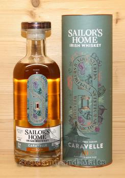 Sailor’s Home „CARAVELLE“ 10 Jahre Irish Whiskey mit 46,0% ex Bourbon Casks + Martinique Rhum Casks Finish