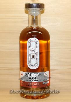Sailor’s Home „The Haven“ Single Pot Still Irish Whiskey mit 43,0% Bourbon Barrels und Oloroso Sherry Casks