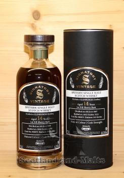 Glenburgie 2007 - 13 Jahre 1st fill Sherry Butt No: 900079 mit 62,2% - single Malt scotch Whisky von Signatory
