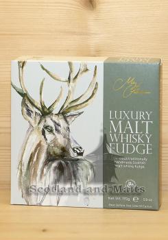 Luxury Malt Whisky Fudge in der 170g Packung - Karamel mit Edradour Malt Whisky von Gardiners of Scotland