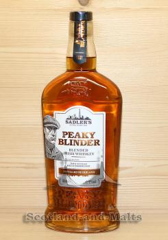 Peaky Blinder Triple Distilled Irish Whiskey aged in Bourbon Casks mit 40,0% for Sadlers Brewing Co