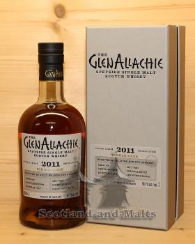 Glenallachie 2011/2022 Ruby Port Pipe Cask No. 7450 mit 58,1% Speyside single Malt scotch Whisky - Selected by Billy Walker for Germany