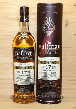 Inchfad 2005 - 17 Jahre Refill Hogshead No. 162 mit 52,1% von The Maltman - single Malt scotch Whisky