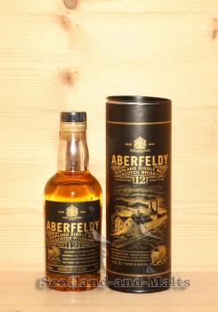 Aberfeldy 12 Jahre single Malt scotch Whisky mit 40,0% - 200ml