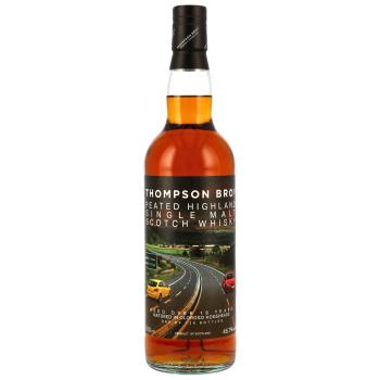 Highland Single Malt Whisky (Peated) 18 Jahre Oloroso Sherry Casks mit 45,7% single Malt scotch Whisky von Thompson Bros.