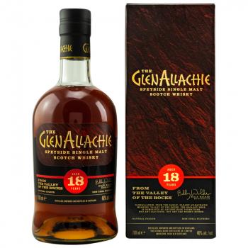 Glenallachie 18 Jahre mit 46,0% American Oak Casks, Sherry Casks, Virgin Oak Casks aus 2022 - Speyside single Malt scotch Whisky