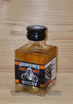 Mammoth Whisky Single Malt Whisky "Classic Edition" mit 45,8% als 50ml Miniatur aus der Grumsiner Brennerei in der Uckermark