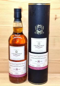 Glenglassaugh 2014 - 8 Jahre Bourbon Hogshead + First Fill Oloroso Sherry Hogshead Finish No. 108 mit 51,8% single Malt scotch Whisky von A.D.Rattray