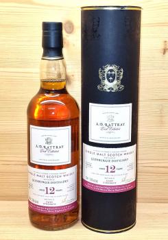 Glenburgie 2010 - 12 Jahre Bourbon Hogshead + first fill Oloroso Sherry Hogshead finish No. 13 mit 53,8% single Malt scotch Whisky von A.D.Rattray