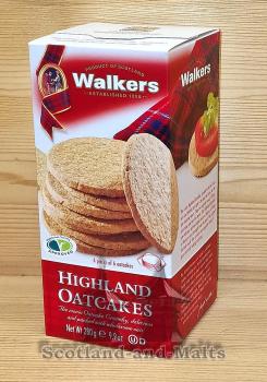 Highland Oatcakes 280g original schottisches Hafergebäck / Kekse von Walkers Shortbread Ltd.