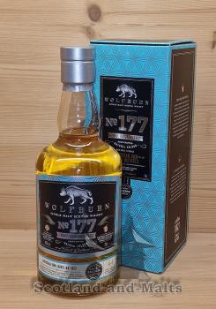 WOLFBURN Batch 177 Fresh Rum & Bourbon Casks Limited Release single Malt scotch Whisky - Wolfburn Distillery