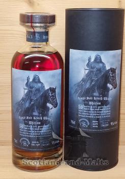 Whitlaw 2013/2023 Horseman No.3 - 10 Jahre First Fill Oloroso Sherry Butt, Second Fill Bordeaux Hogsheads Signatory-Serien Horsemen & Archangels - single Malt scotch Whisky mit 59,6% von Signatory
