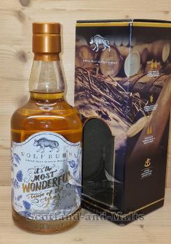 WOLFBURN Limited X-mas Edition 2023 - 8 Jahre Bourbon + Sherry Casks mit 46,0% - single Malt scotch Whisky Wolfburn Distillery