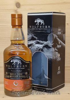 Wolfburn 2017/2023 - Ex-Bourbon Barrel mit 59,2% für The Nectar of Daily Dram - single Malt scotch Whisky - Wolfburn Distillery