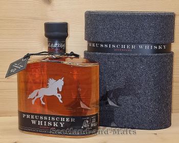 BIO Preussischer Whisky Fass Nr: 124 mit 53,8% - 5 Jahre Spessart Oak + Tawny-Port Cask Finish - Preusschische Whisky Destillerie in der Uckermark (DE-ÖKO-006)