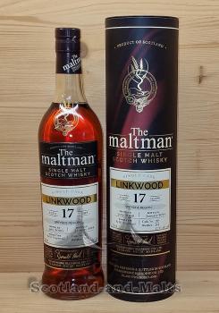 Linkwood 2006 - 17 Jahre Refill Hogshead No. 32 mit 52,9% von The Maltman - single Malt scotch Whisky
