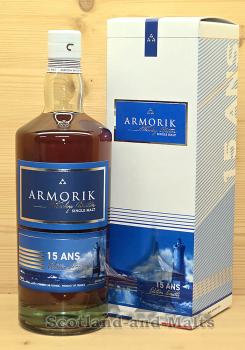 Armorik 15 Jahre "15 ANS" Limited Edition 2024 Bourbon, Wine + Sherry Casks mit 46,0% - single Malt Whisky aus Frankreich