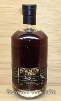 Wormtub 10 Jahre Sherry Cask mit 55,8% von That Boutique-y Whisky Company von Atom Supplies Limited - Single Malt Whisky aus Schottland