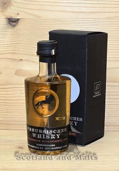 Preussischer Whisky Fass Nr: 136 mit 56,6% - 5 Jahre Spessart Oak 50ml Miniatur - Preusschische Whisky Destillerie in der Uckermark