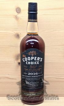 Croftengea 2016 - 9 Jahre American Oak + Madeira Finish Cask No. 1141 mit 50,0% Single Malt Scotch Whisky von Coopers Choice The Golden Cut