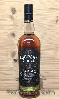Tomatin 2013 - 12 Jahre American Oak + Calvados Finish Cask No. 5198 mit 50,0% Single Malt Scotch Whisky von Coopers Choice The Golden Cut