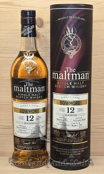 Bowmore 2013 - 12 Jahre 1st Fill Bourbon Cask No. 4 mit 54,9% von The Maltman - single Malt scotch Whisky